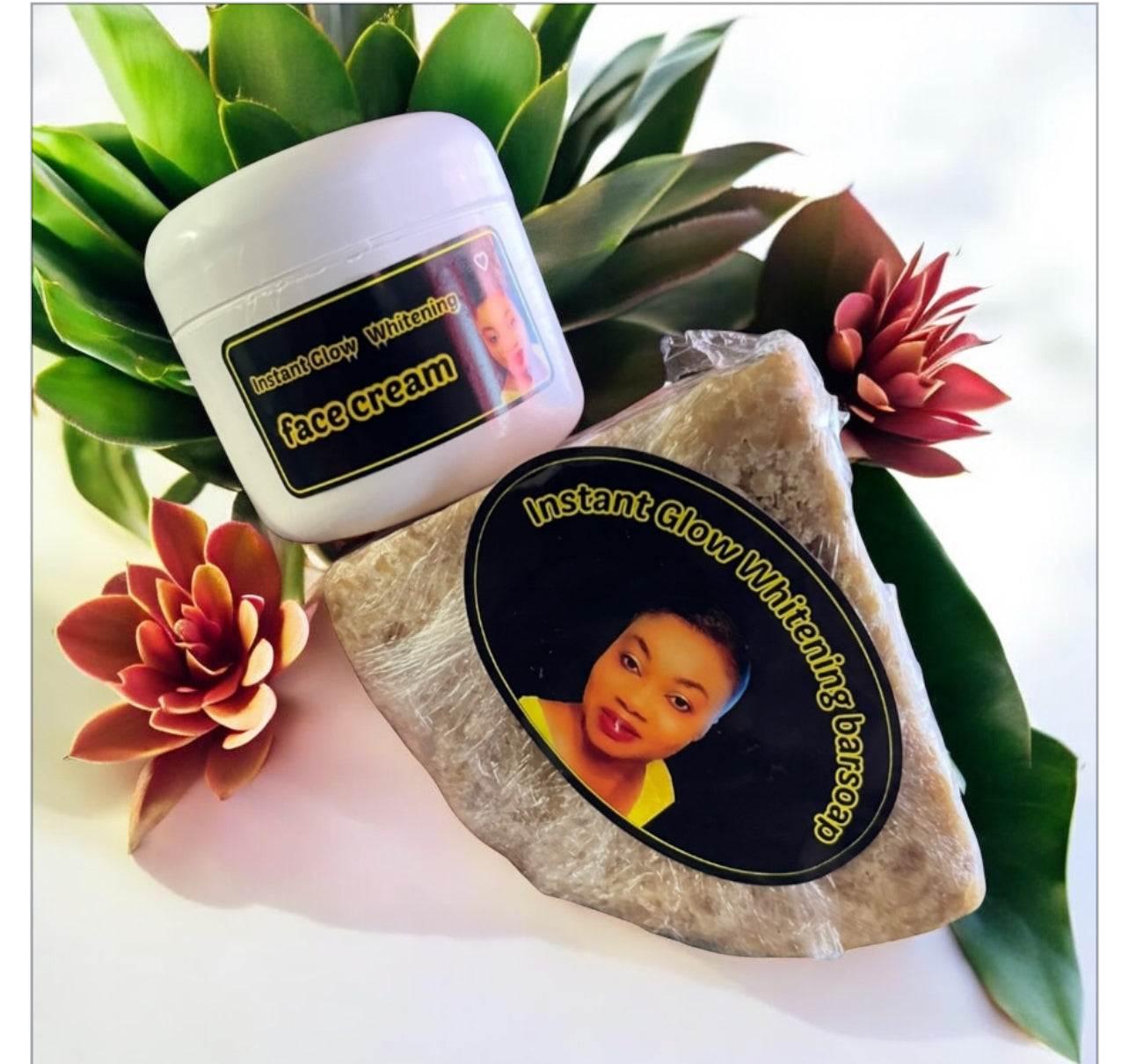 Brighten face cream & soap