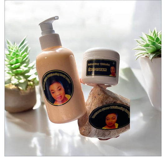 Instant glow brighten sets body lotion -face -cream & soap
