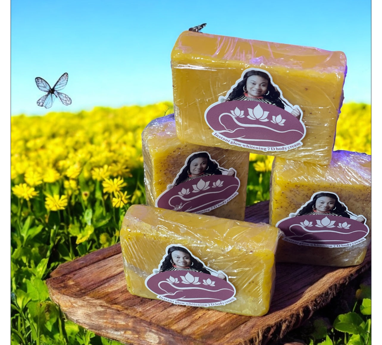 SETS OF 4 INSTANT GLOW 7D WHITENING SOAp